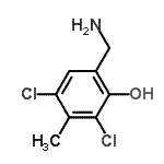 CAS 登录号：791001-51-9， 6-(氨基甲基)-2,4-二氯-3-甲基苯酚