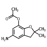 CAS#: 791064-00-1, 5-Amino-2,2-dimethyl-2,3-dihydro-1-benzofuran-7-yl acetate