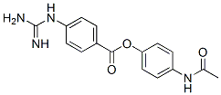 CAS 登录号：79126-29-7， [N'-[4-(4-乙酰氨基苯氧基)羰基苯基]甲脒基]氯化铵
