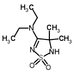 CAS#: 791529-44-7, N,N-Diethyl-4,4-dimethyl-4,5-dihydro-1,2,5-thiadiazol-3-amine 1,1-dioxide