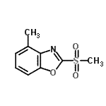 CAS 登录号：791594-86-0， 4-甲基-2-(甲基磺酰基)-1,3-苯并恶唑