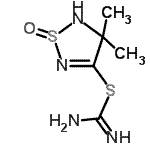 CAS#: 791725-58-1, 4,4-Dimethyl-1-oxido-4,5-dihydro-1,2,5-thiadiazol-3-yl carbamimidothioate