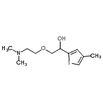 CAS#: 791752-58-4, 2-[2-(Dimethylamino)ethoxy]-1-(4-methyl-2-thienyl)ethanol