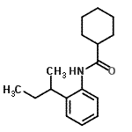 CAS 登录号：791830-85-8， N-(2-仲-丁基苯基)环己烷甲酰胺