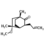 CAS#: 791854-91-6, (1R,3S,4R,5R)-3-Allyl-5-methoxy-1,5-dimethylbicyclo[2.2.2]octan-2-one