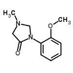 CAS 登录号：792123-16-1， 3-(2-甲氧基苯基)-1-甲基-4-咪唑烷酮
