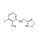 CAS#: 792153-97-0, N-(4,5-Dihydro-1H-imidazol-2-ylmethyl)-3-fluoro-2-methylaniline