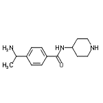CAS#: 792184-33-9, 4-(1-Aminoethyl)-N-(4-piperidinyl)benzamide
