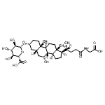 CAS#: 79254-98-1, (2S,3S,4S,5R,6R)-6-{[(3R,5R,7R,8R,9S,10S,13R,14S,17R)-17-{5-[(Carboxymethyl)amino]-5-oxo-2-pentanyl}-7-hydroxy-10,13-dimethylhexadecahydro-1H-cyclopenta[a]phenanthren-3-yl]oxy}-3,4,5-trihydroxytetrahydro-2H-pyran-2-carboxylic acid