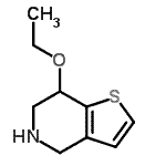 CAS#: 792851-97-9, 7-Ethoxy-4,5,6,7-tetrahydrothieno[3,2-c]pyridine