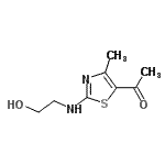 CAS#: 792862-60-3, 1-{2-[(2-Hydroxyethyl)amino]-4-methyl-1,3-thiazol-5-yl}ethanone