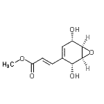 CAS#: 792910-45-3, Methyl (2E)-3-[(1S,2R,5S,6R)-2,5-dihydroxy-7-oxabicyclo[4.1.0]hept-3-en-3-yl]acrylate