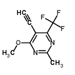 CAS 登录号：792934-98-6， 5-乙炔基-4-甲氧基-2-甲基-6-(三氟甲基)嘧啶