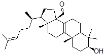 CAS#: 79294-83-0, (3S,10S,13R,14S,17R)-3-Hydroxy-4,4,10,13-Tetramethyl-17-[(2R)-6-Methylhept-5-En-2-Yl]-2,3,5,6,7,11,12,15,16,17-Decahydro-1H-Cyclopenta[a]Phenanthrene-14-Carbaldehyde