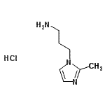 CAS 登录号：79319-22-5， 3-(2-甲基-1H-咪唑-1-基)-1-丙胺盐酸盐(1:1)