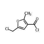 CAS#: 79347-67-4, 5-(Chloromethyl)-2-methyl-3-furoyl chloride