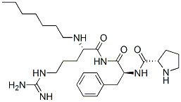 CAS 登录号：79358-73-9， (2R)-N-[(2S)-1-[[(2S)-5-(二氨基亚甲基氨基)-2-(庚基氨基)戊酰]氨基]-1-氧代-3-苯基丙烷-2-基]吡咯烷-2-甲酰胺