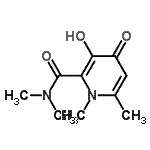 CAS 登录号：793651-87-3， 3-羟基-N,N,1,6-四甲基-4-氧代-吡啶-2-甲酰胺