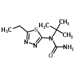 CAS#: 793677-90-4, 1-(5-Ethyl-1,3,4-thiadiazol-2-yl)-1-(2-methyl-2-propanyl)urea