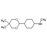 CAS 登录号：793682-01-6， 4-(5,5-二甲基-1,3-二恶烷-2-基)-N-甲基环己烷胺