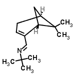 CAS 登录号：793733-49-0， (E)-1-[(1R,5S)-6,6-二甲基双环[3.1.1]庚-2-烯-2-基]-N-(2-甲基-2-丙基)甲亚胺
