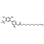 CAS#: 79392-38-4, 4-Amino-4'-{[(decyloxy)carbonyl]amino}-3',6-dimethyl-3-biphenylsulfonic acid