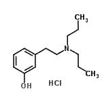 CAS 登录号：79412-65-0， 3-[2-(二丙基氨基)乙基]苯酚盐酸盐