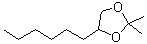 CAS 登录号：79413-15-3， 4-己基-2,2-二甲基-1,3-二氧戊环