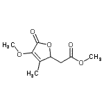 CAS#: 794567-85-4, methyl 2-(4-methoxy-3-methyl-5-oxo-2H-furan-2-yl)acetate
