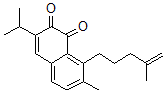 CAS#: 79491-58-0, 7-Methyl-8-(4-Methylpent-4-Enyl)-3-Propan-2-Ylnaphthalene-1,2-Dione