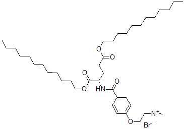 CAS#: 79508-19-3, 2-[4-[[(2S)-1,5-Didodecoxy-1,5-Dioxopentan-2-Yl]Carbamoyl]Phenoxy]Ethyl-Trimethylazanium Bromide