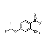 CAS#: 795303-16-1, 4-(Difluoromethoxy)-2-methyl-1-nitrobenzene