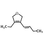CAS#: 795313-82-5, 3-[(1E)-1-Buten-1-yl]-4-ethyl-2,5-dihydrofuran