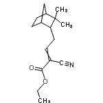 CAS 登录号：79569-93-0， 乙基2-氰基-4-(3,3-二甲基双环[2.2.1]庚-2-基)-2-丁烯酸酯
