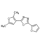 CAS#: 796850-12-9, 2-(2,5-Dimethyl-3-furyl)-5-(2-furyl)-1,3,4-oxadiazole