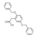 CAS 登录号：79755-47-8， [2,5-二(苄氧基)苯基]乙酸