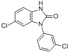 CAS 登录号：79759-80-1， 5-氯-3-(3-氯苯基)-1H-苯并咪唑-2-酮