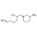 CAS 登录号：797789-28-7， 1-(烯丙氧基)-3-(3-甲基-1-哌啶基)-2-丙醇