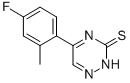 CAS 登录号：79784-47-7， 5-(4-氟-2-甲基苯基)-2H-1,2,4-三嗪-3-硫酮