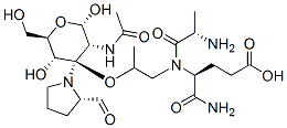CAS 登录号：79795-28-1， (2R)-2-[[(2S)-2-[2-[(2S,3R,4R,5S,6R)-3-乙酰氨基-2,5-二羟基-6-(羟基甲基)四氢吡喃-4-基]氧基丙酰氨基]丙酰]氨基]-5-氨基-5-氧代戊酸丙基酯