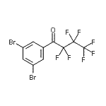 CAS 登录号：79851-20-0， 1-(3,5-二溴苯基)-2,2,3,3,4,4,4-七氟-1-丁酮