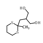 CAS#: 798550-49-9, 2-[(2-Methyl-1,3-dithian-2-yl)methyl]-1,3-propanediol