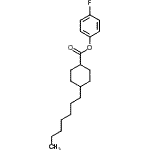 CAS#: 79912-85-9, 4-Fluorophenyl 4-heptylcyclohexanecarboxylate