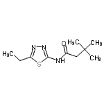 CAS 登录号：799252-12-3， N-(5-乙基-1,3,4-噻二唑-2-基)-3,3-二甲基丁酰胺