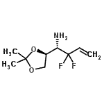 CAS#: 799257-15-1, (1S)-1-[(4S)-2,2-Dimethyl-1,3-dioxolan-4-yl]-2,2-difluoro-3-buten-1-amine