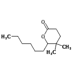 CAS 登录号：799268-17-0， 6-己基-5,5-二甲基四氢-2H-吡喃-2-酮