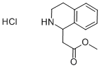CAS 登录号：799274-03-6， 1,2,3,4-四氢-1-异喹啉乙酸甲酯盐酸盐(1:1)