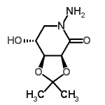 CAS#: 799277-34-2, (3aS,7R,7aS)-5-Amino-7-hydroxy-2,2-dimethyltetrahydro[1,3]dioxolo[4,5-c]pyridin-4(3aH)-one