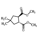 CAS#: 799561-19-6, Dimethyl (1R,2R)-4,4-dimethyl-1,2-cyclopentanedicarboxylate