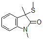 CAS#: 799561-62-9, 1,3-Dihydro-1,3-Dimethyl-3-(Methylthio)-2H-Indol-2-One